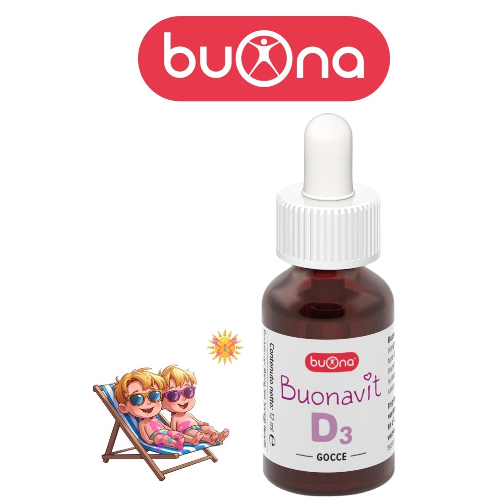 BuonaVit D3 Gocce 12 ml – Vitamina D3 Bambini