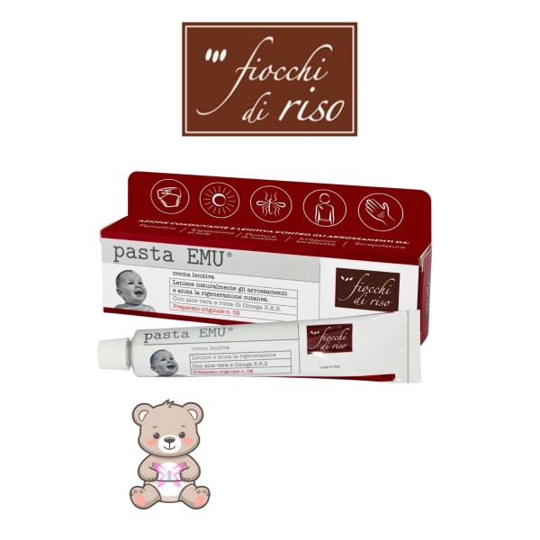 Pasta Emu Fiocchi di Riso 30 ml | Crema Protettiva e Lenitiva
