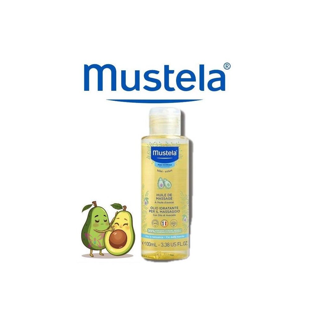 Mustela Olio da Massaggio 100ml –  Pelle Morbida e Protetta