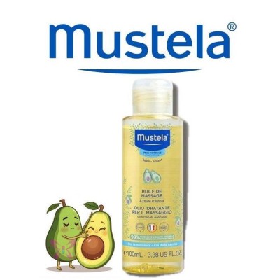 Mustela Olio da Massaggio 100ml –  Pelle Morbida e Protetta