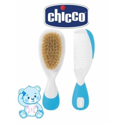 Chicco Spazzola e Pettine Azzurra – Neonato