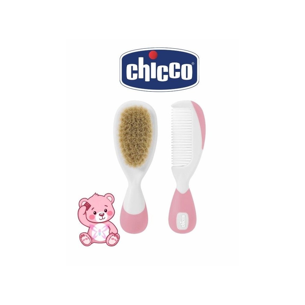 Chicco Baby – Spazzola & Pettine Rosa