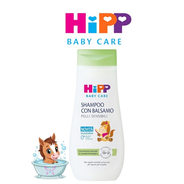 HiPP Shampoo e Balsamo 200 ml | Anti-nodi Neonati