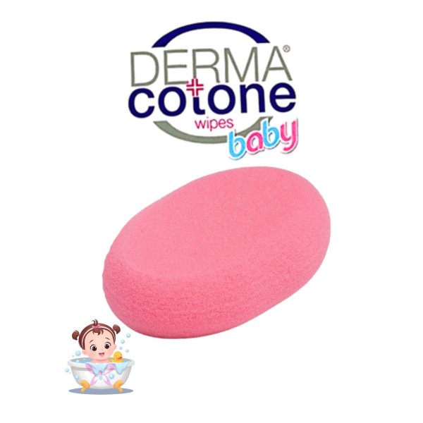 SPUGNA DERMACOTONE ULTRA SOFT AZZURRA/ROSA
