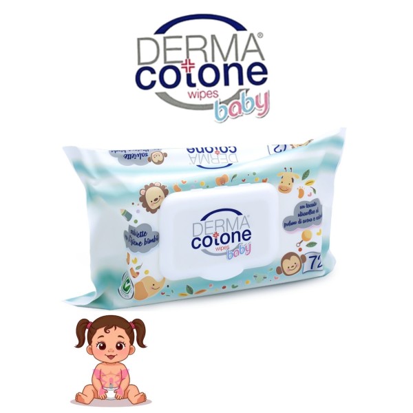 Dermacotone Salviettine Avena & Calendula – 72 pz