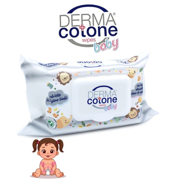 Salviettine Dermacotone 72 pz – Nettare di Fiori