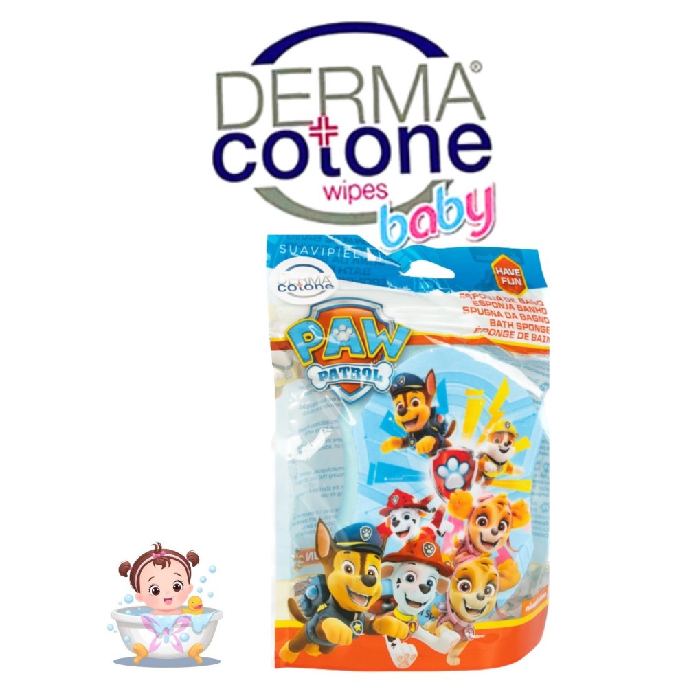 SPUGNA BAGNETTO DERMACOTONE CON PERSONAGGI