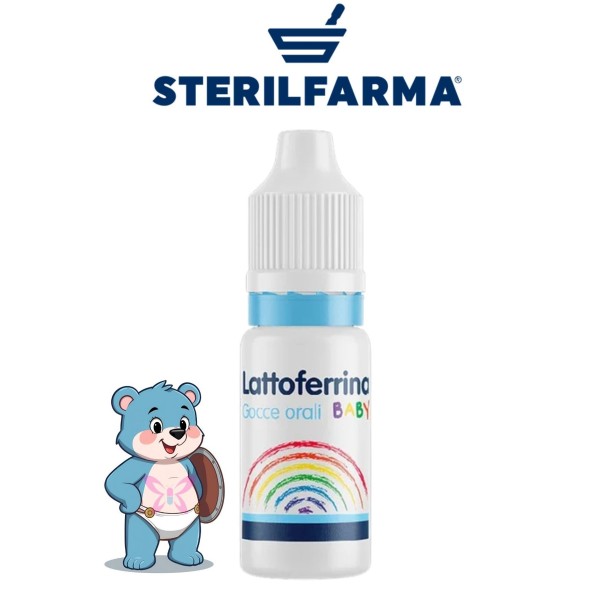 Sterilfarma Lattoferrina Baby Gocce | Lattoferrina, Vitamina C e Zinco