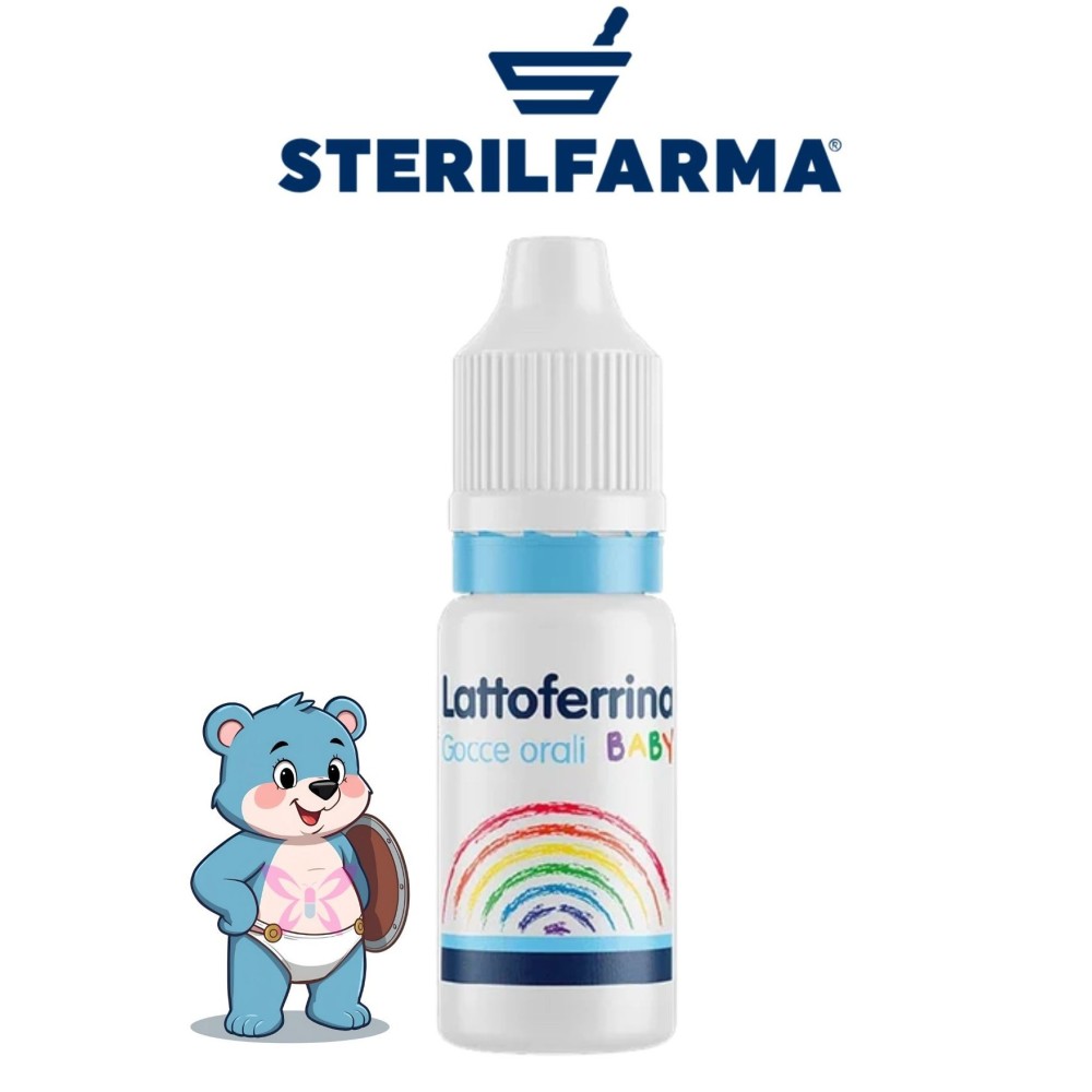 Sterilfarma Lattoferrina Baby Gocce | Lattoferrina, Vitamina C e Zinco