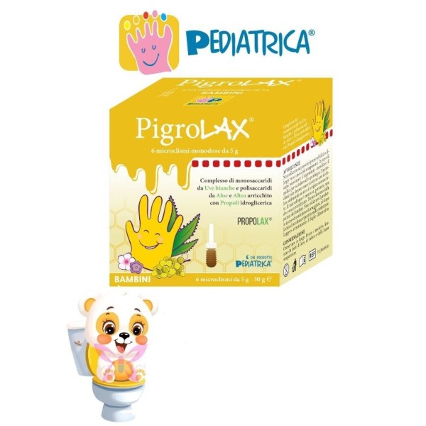 Pigrolax Microclismi Bambini 6 pz – Sollievo Delicato e Sicuro