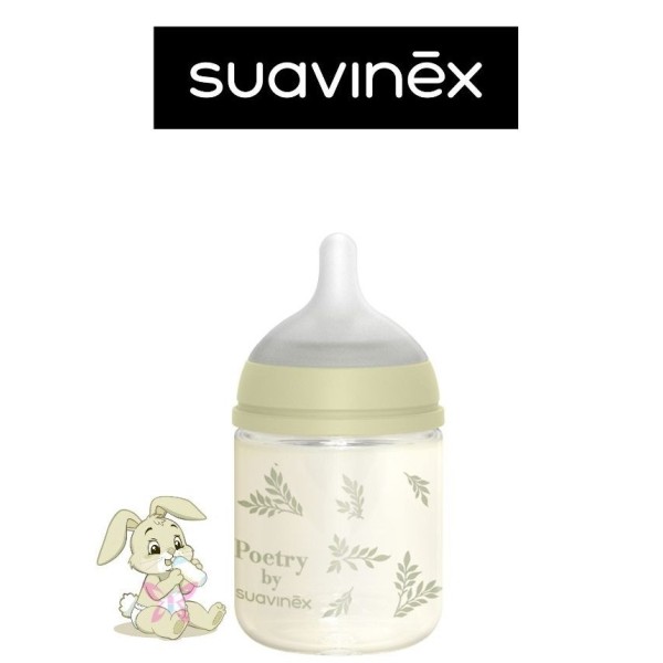 Biberon Suavinex Poetry 120 ml | Vetro Borosilicato SX Pro