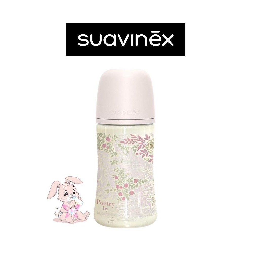 Suavinex Poetry Biberon 270 ml Plastica – Colori