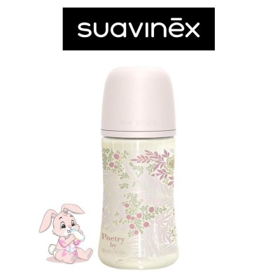 Suavinex Poetry Biberon 270 ml Plastica – Colori