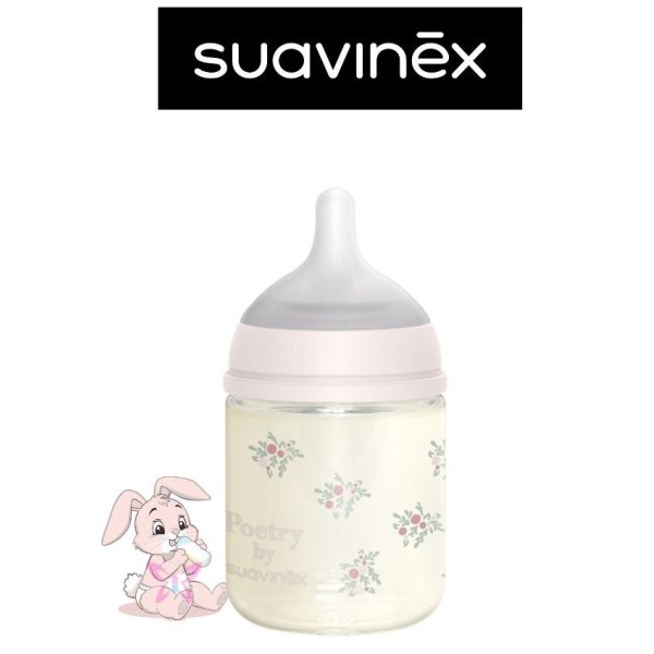 Biberon Suavinex Poetry 120 ml | Vetro Borosilicato SX Pro