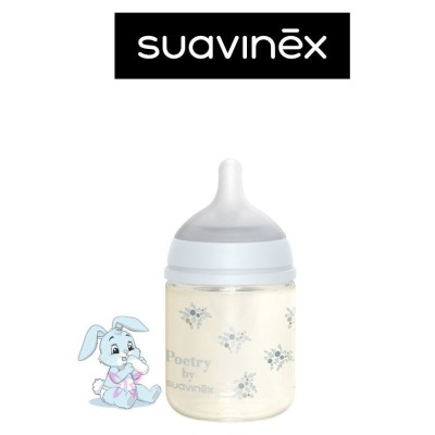 Biberon Suavinex Poetry 120 ml | Vetro Borosilicato SX Pro