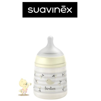 Biberon Suavinex Birdies 150 ml +0 mesi