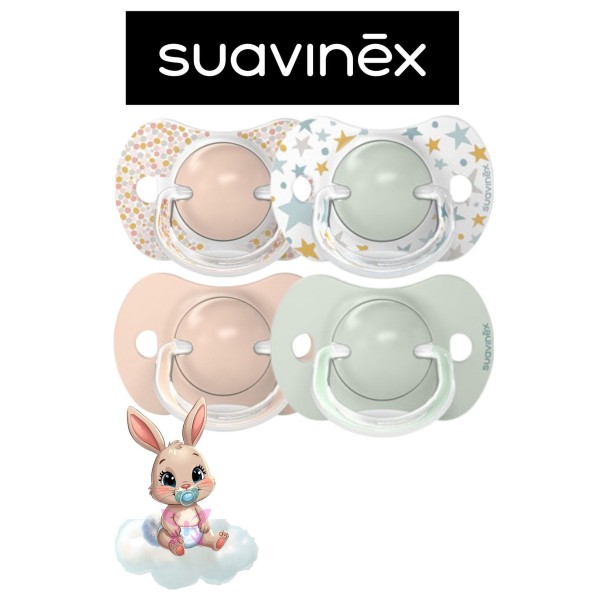 Suavinex Dreams 6-18m+ 2pz | Ciucci Anatomici SX Pro Silicone BPA Free