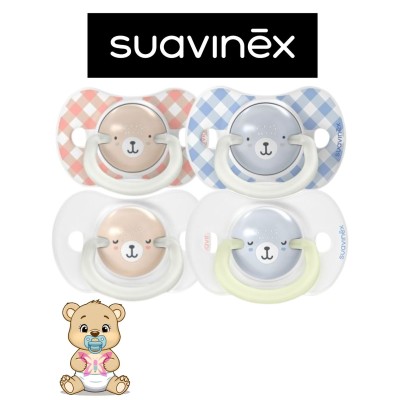 Suavinex Wild Night & Day 6–18 Mesi – Coppia Ciucci Silicone