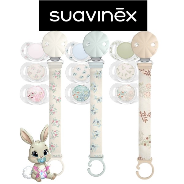 Clip Ciuccio Suavinex Poetry – Set Colori