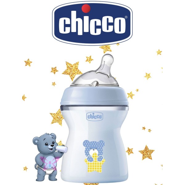 CHICCO BIB NAT. FIL AZZ 250ML