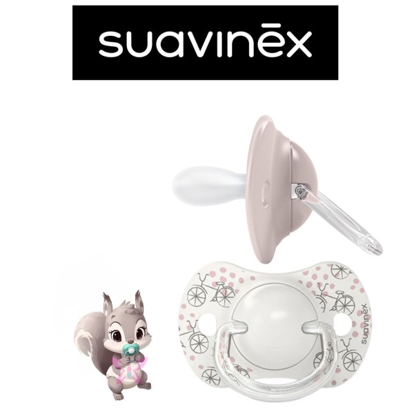 Suavinex A Walk in a Park 0-6 Mesi | 2 Ciucci SX Pro Rosa e Bianco