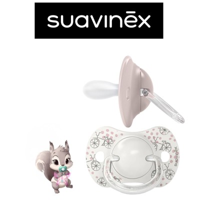 Suavinex A Walk in a Park 0-6 Mesi | 2 Ciucci SX Pro Rosa e Bianco