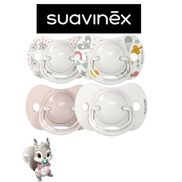 Suavinex A Walk in a Park 0-6 Mesi | 2 Ciucci SX Pro Rosa e Bianco