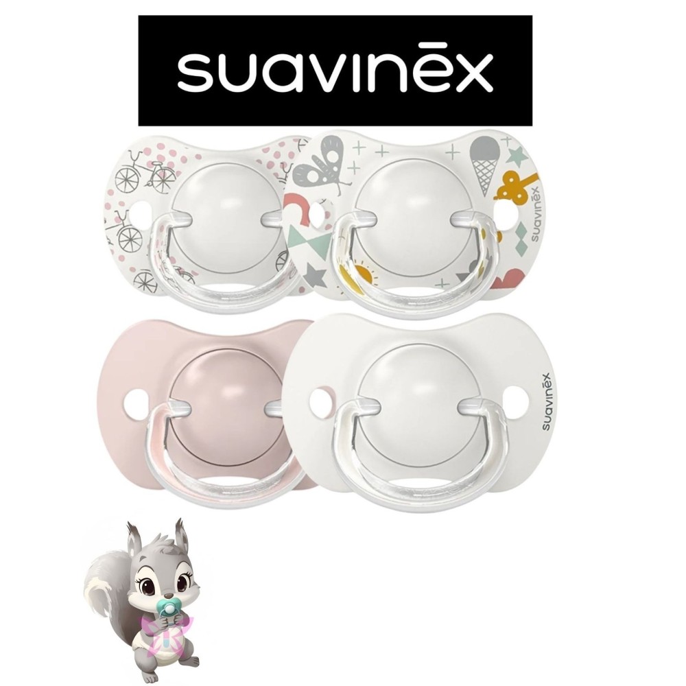 Suavinex A Walk in a Park 0-6 Mesi | 2 Ciucci SX Pro Rosa e Bianco