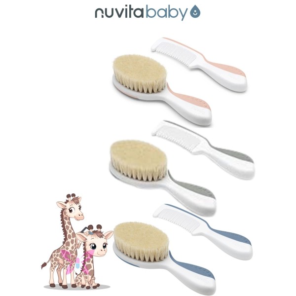 Set Spazzola e Pettine Nuvita – Cura Capelli Neonato