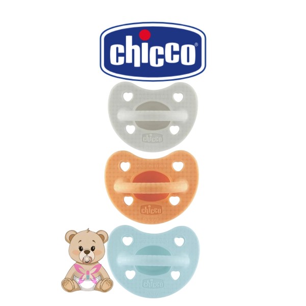 Chicco Gommotto Luxe 2-6 Mesi – Ciuccio Silicone Morbido e Sicuro