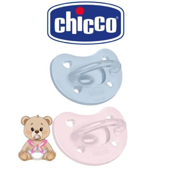 Chicco Gommotto Soft 2–6m – Azzurro/Rosa