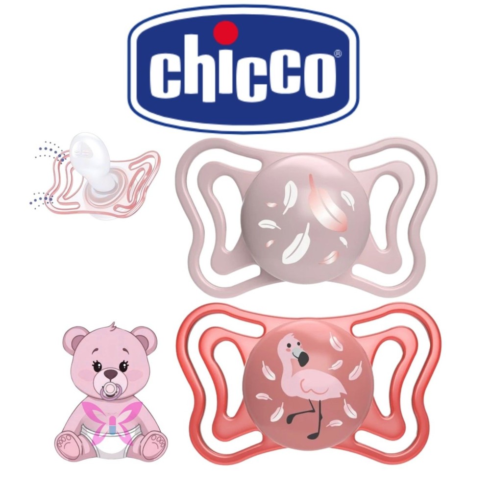 Chicco Light 6–18m – Set 2 Succhietti