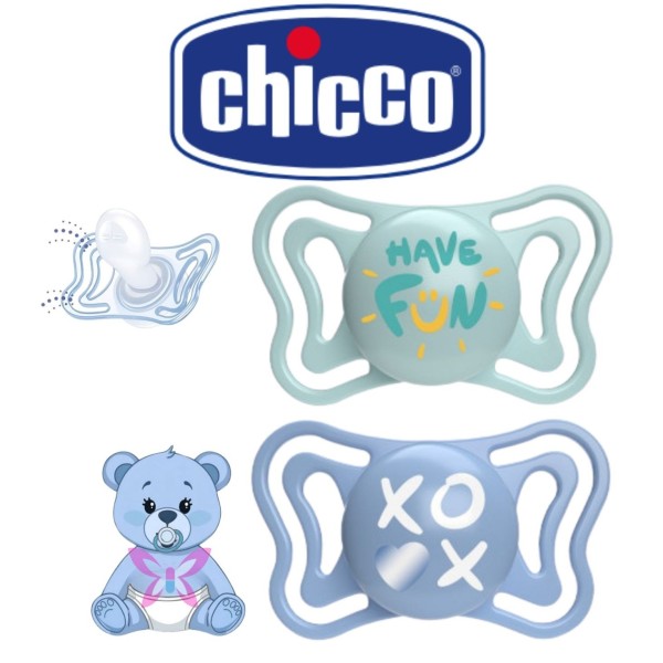 Chicco Light 6–18m – Set 2 Succhietti