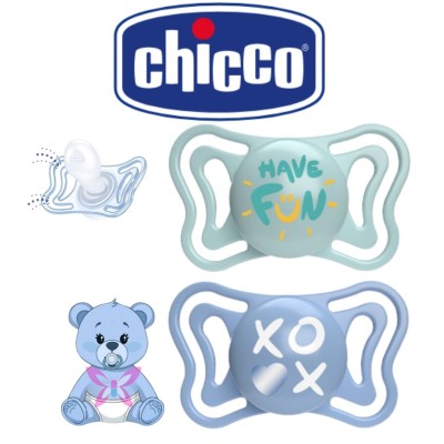 Chicco Light 6–18m – Set 2 Succhietti