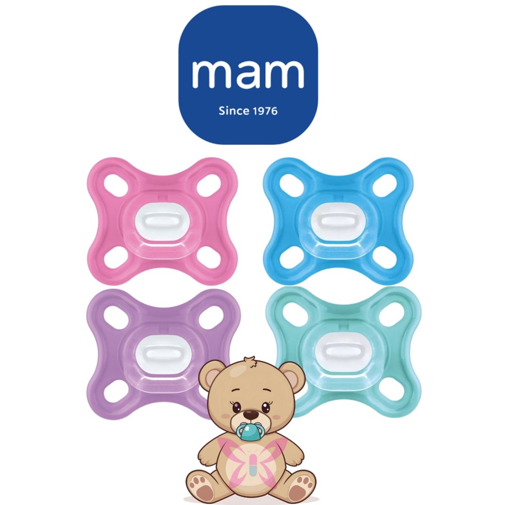 MAM Comfort 0–3m – Coppia Azzurro/Rosa