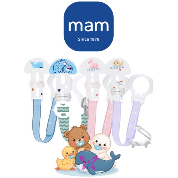 MAM Clip & Cover – Azzurra/Verde/Rosa/Beige