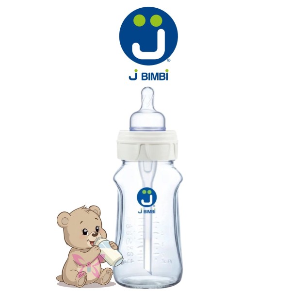 J BIMBI Super Glass 260 ml – Biberon Vetro