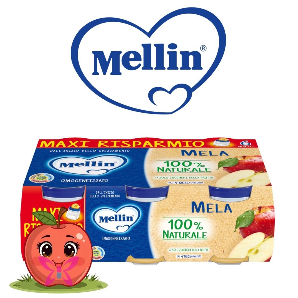 Mellin Mela Omogeneizzato 6x100g