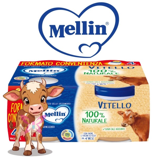 Mellin Omogeneizzato di Vitello 4x80g