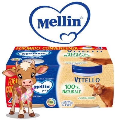Mellin Omogeneizzato di Vitello 4x80g