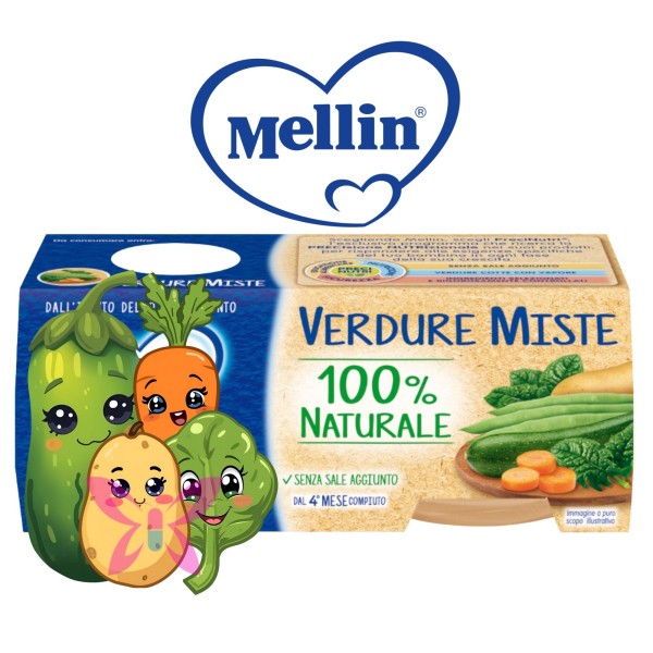 Omogeneizzato Verdure Miste Mellin