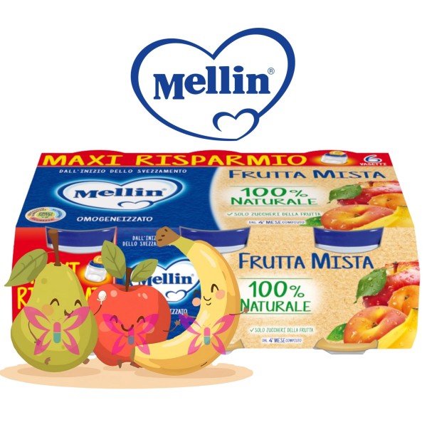 Mellin Omogeneizzato Frutta Mista 6x100g
