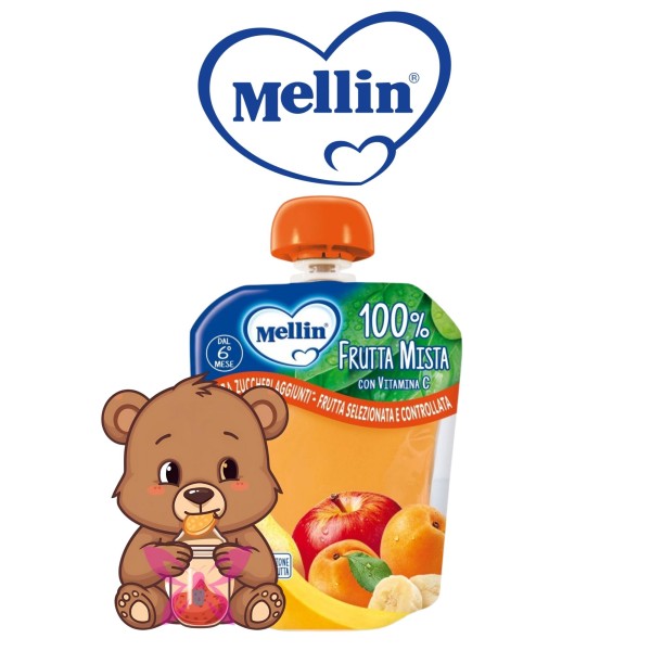 Mellin Spremi e Gusta Frutta Mista 90g