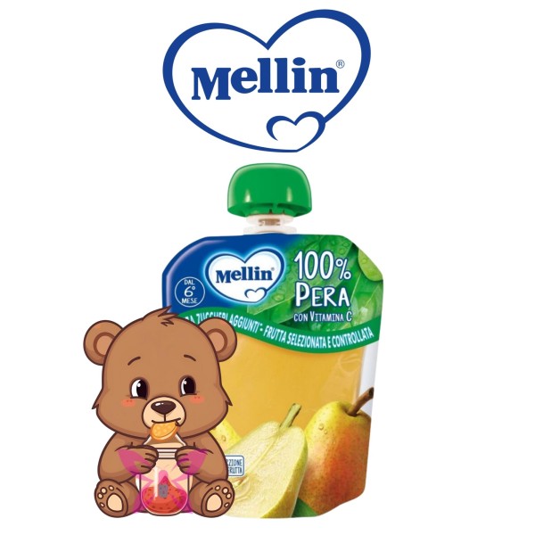Mellin Spremi e Gusta Pera 90g