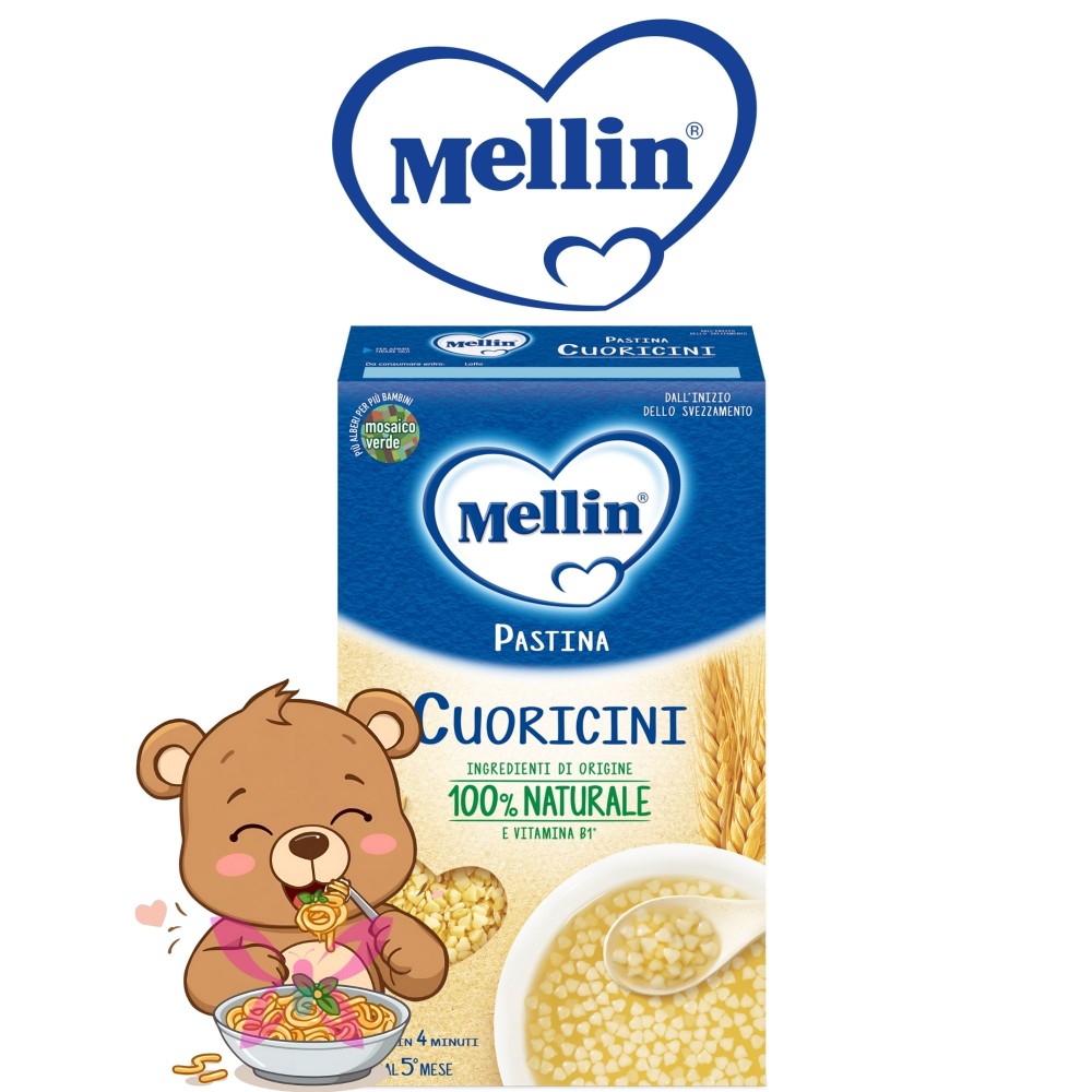 Mellin Pastina Cuoricini 320g