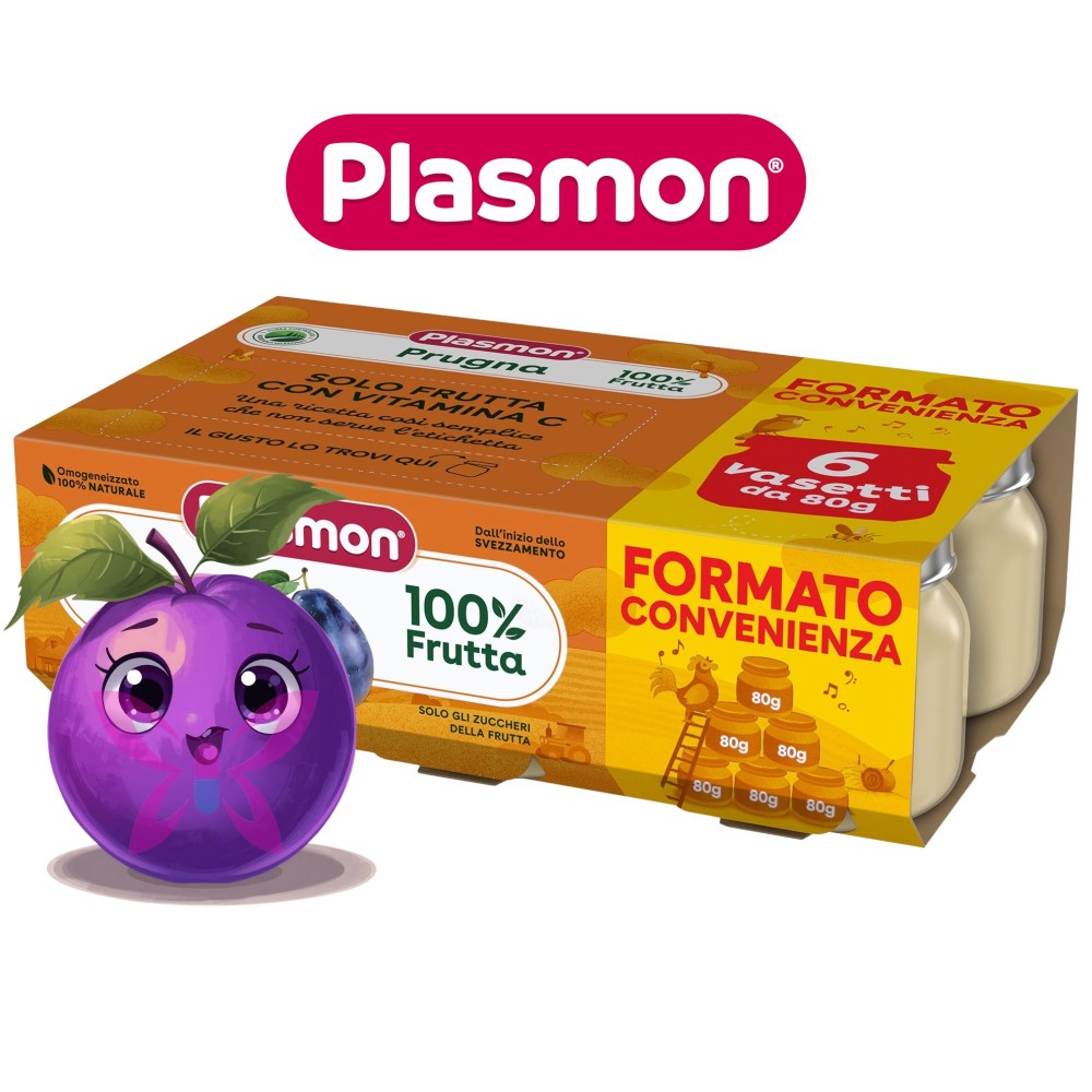 Plasmon Omogeneizzato Prugna 6x80g