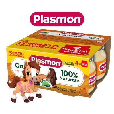 Plasmon Omogeneizzato Cavallo 4x80g