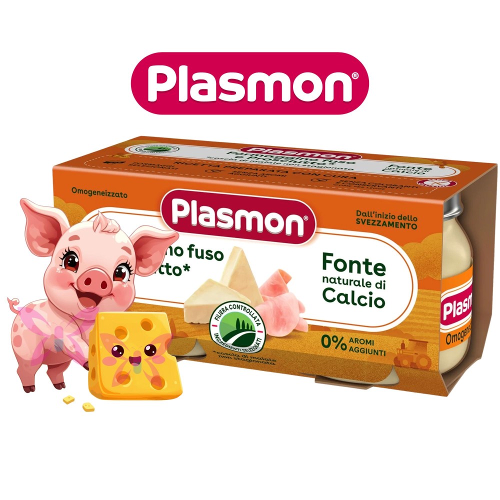 Plasmon Formaggino e Prosciutto 2x80 g