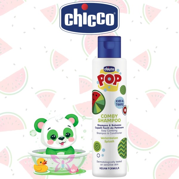 Chicco Pop Comby Shampoo e Balsamo Watermelon