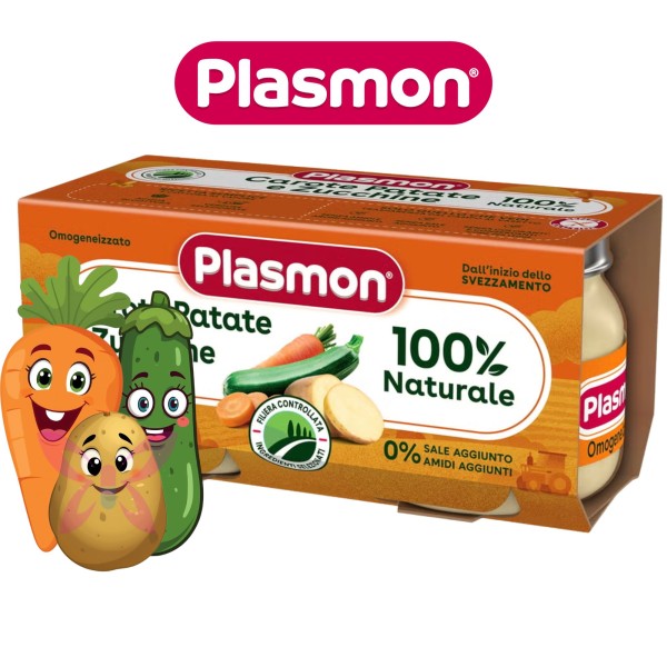 Plasmon Carote Patate Zucchine 2x80 g